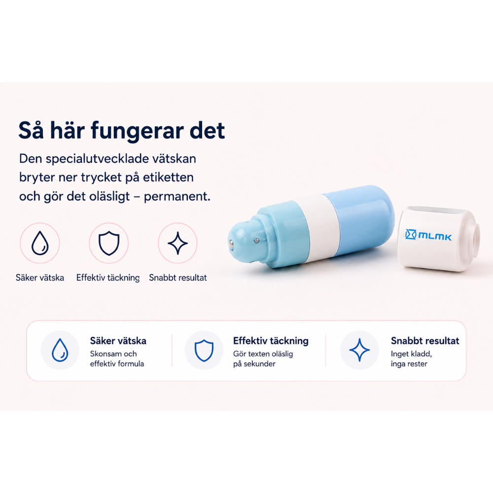AdressSudd™ Släng paketet utan att lämna ut din adress